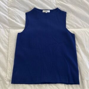 Milly Royal Blue Knit Top